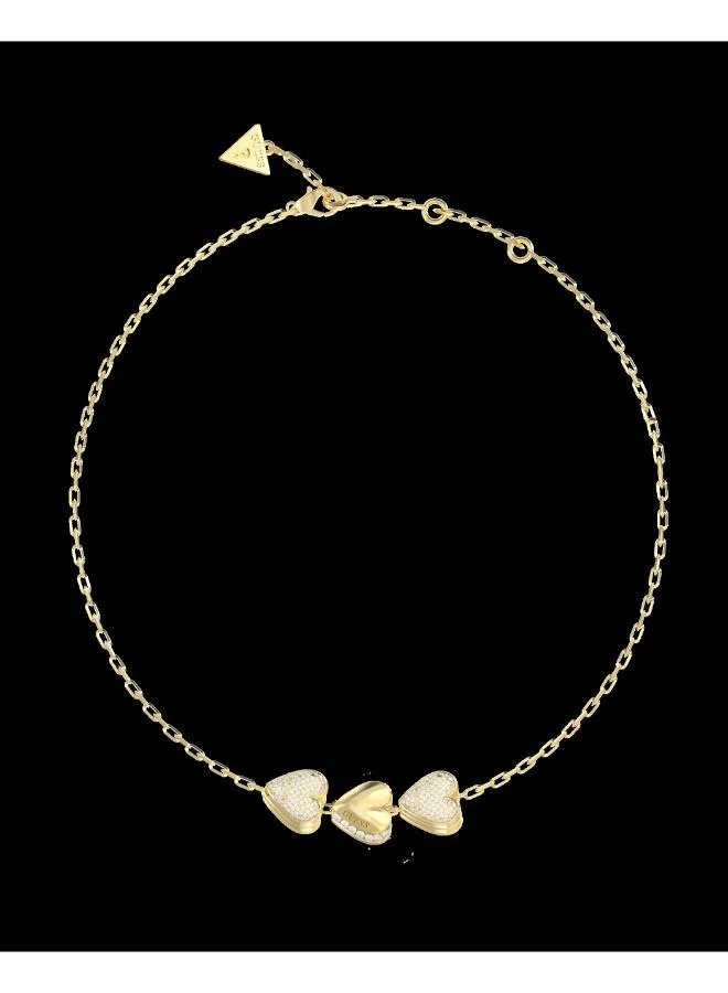 جس Hearts Pave Chain Necklace